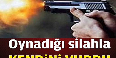 Kayseri'de bir kişi silahla oynarken kendini yaraladı