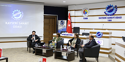 Kayseri'de düzenlenen Yeşil Dönüşüm Toplantısına sanayicilerden yoğun ilgi