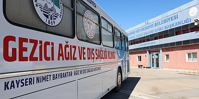 Kayseri'de Gezici Ağız ve Diş Sağlığı Kliniği 2 ayda 300'e yakın vatandaşa ulaştı