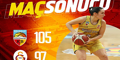 Melikgazi Kayseri Basketbol, Galatasaray Çağdaş Faktoring 'i 105-97 mağlup etti