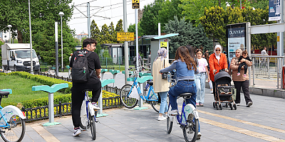 Türkiye’nin ilk bisiklet paylaşım sistemi olan Kaybis, yeni sezonunu açtı