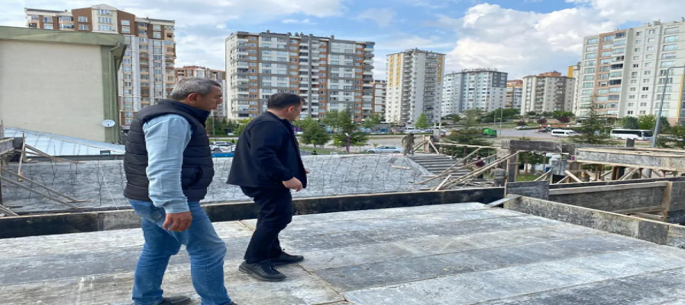 Kayseri'de E-spor Merkezi inşaatı tüm hızıyla devam ediyor